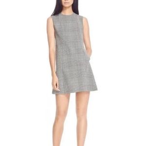 Theory Helaina Portland Plaid Shift Dress